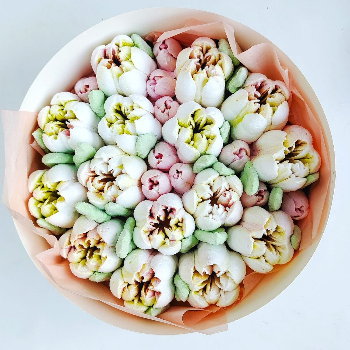 Зефирные тюльпаны, 20 см фото 3